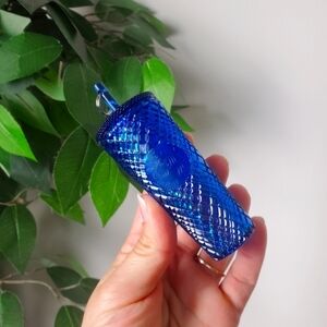 Starbucks Azure Jeweled Mini Tumbler Keychain Ornament Christmas